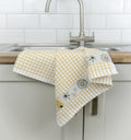 Poli-Dri Honey Bees jacquard tea towel with woven honey bees border
